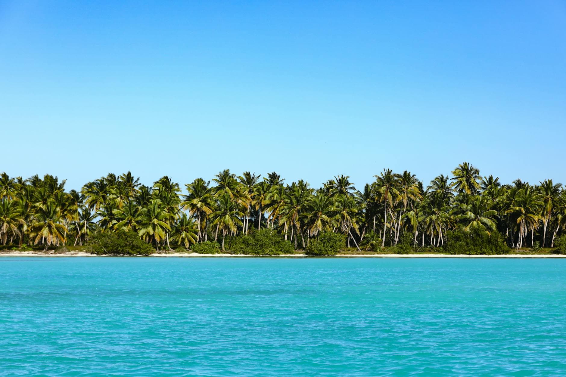 Tropical beach resort travel destination